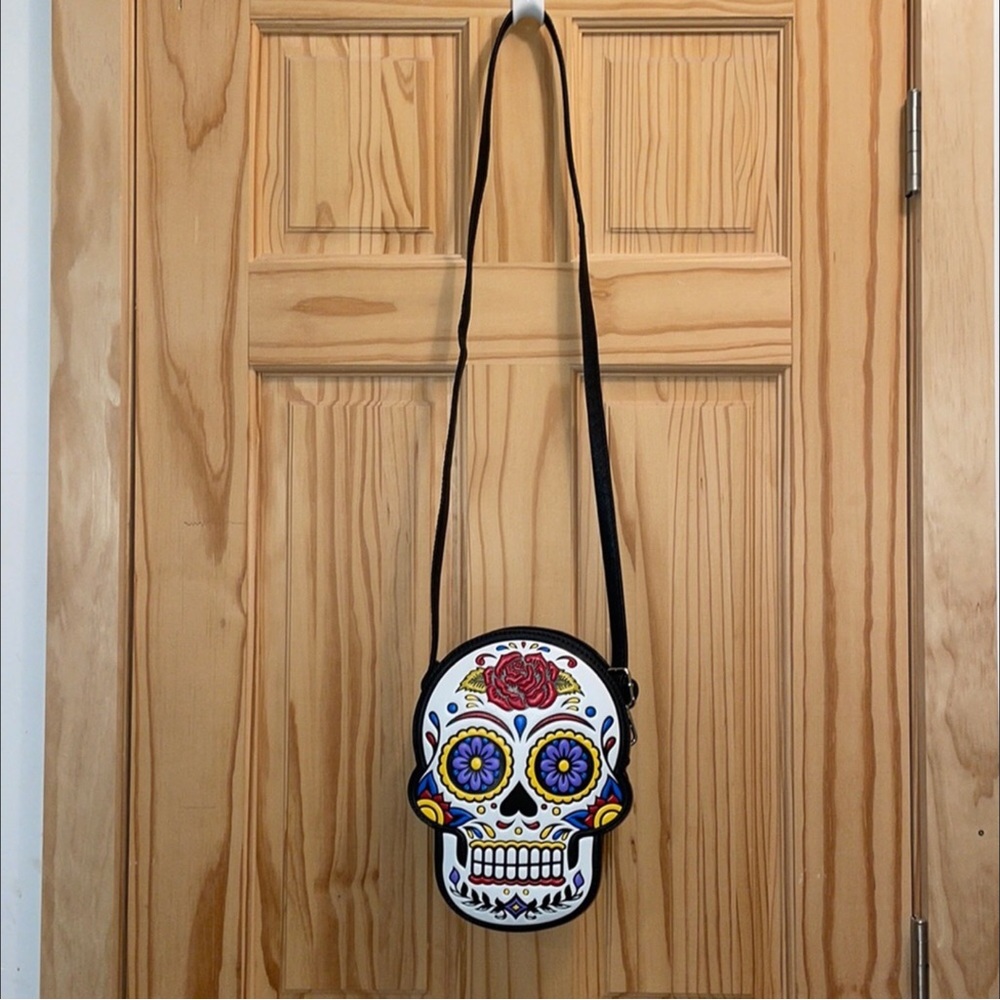 Mad Engine Sugar Skull Dia de los Muertos Bag💀